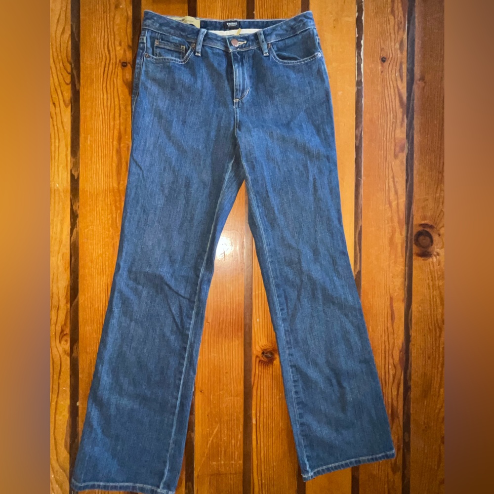 Women’s Tribal Denim Jeans Mid Waist Curvy Fit Boot Leg Size 28/6 - Picture 2 of 10